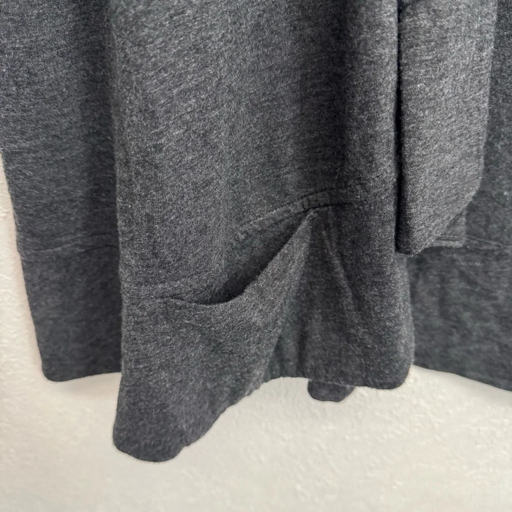 J. Crew Open Front Charcoal Grey Cardigan Size Large